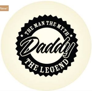 NEW The Man The Myth The Legend 1.25 Inch Button